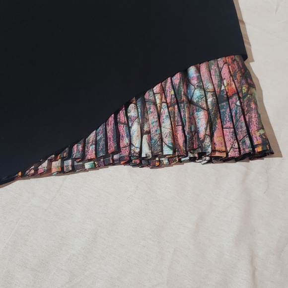 Zara W/B Collection Pleat Accent Skirt - Picture 5 of 8